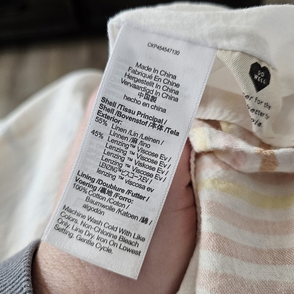 Madewell Linen-Blend Clara Midi Dress in Plaid - Picture 9 of 9